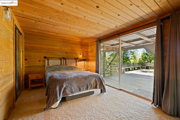 Bedroom, Interior, Wooden Ceilings, Wooden Walls