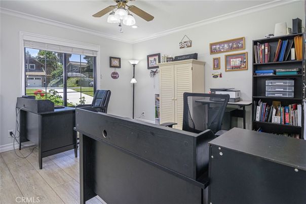 Home Office, Interior, Wood Texture Flooring