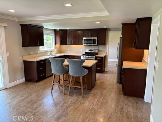 Fireplace, Interior, Recessed Lighting, Wood Texture Flooring