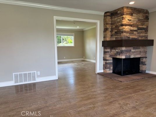 Bathroom, Dual Sink Vanities, Interior, Recessed Lighting, Wood Texture Flooring