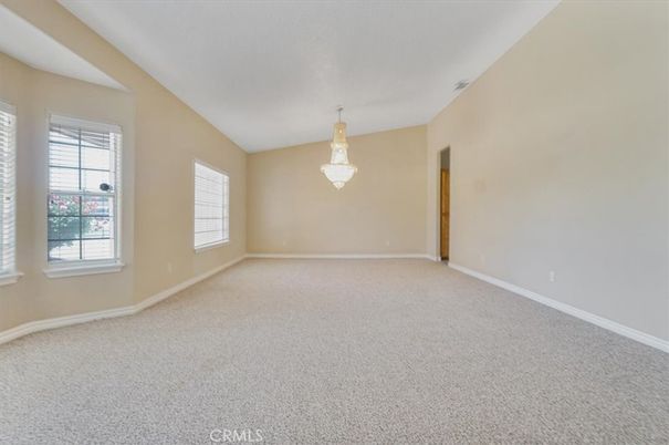 Chandelier, Empty room, Interior