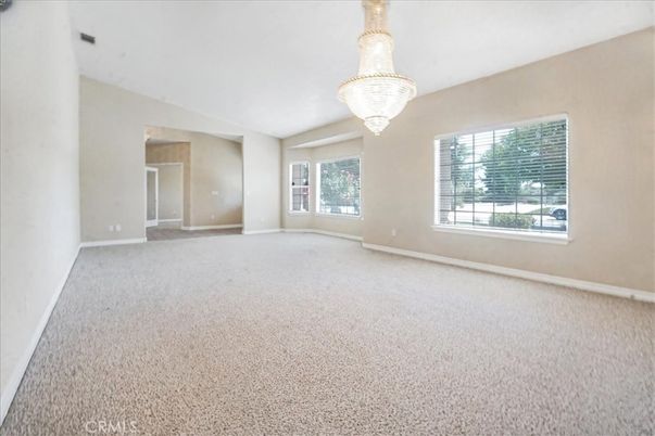 Chandelier, Empty room, Interior