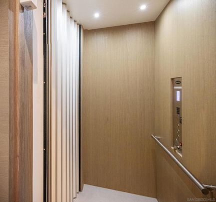 Elevator, Interior, Recessed Lighting