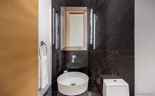 Bathroom, Interior, Marble Walls