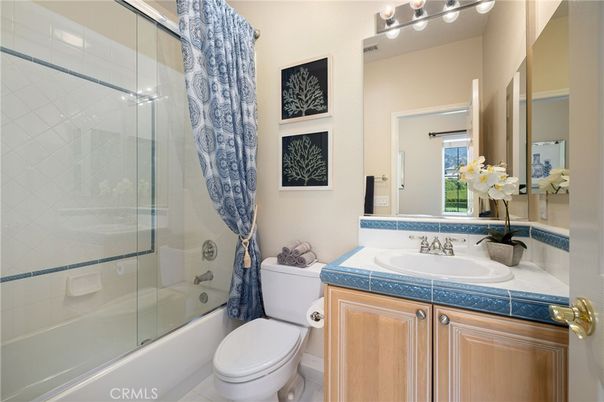 Bathroom, Glass Shower, Interior, Tile Countertops