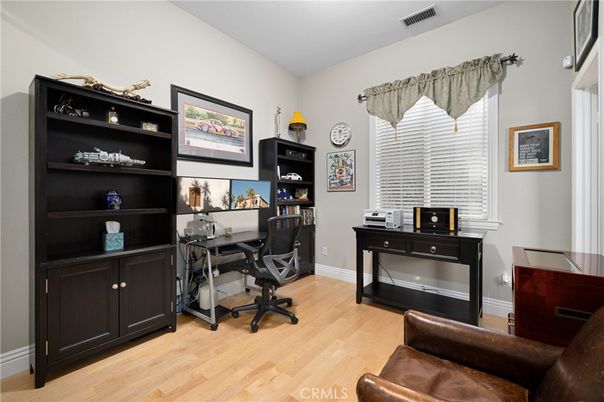 Home Office, Interior, Wood Texture Flooring