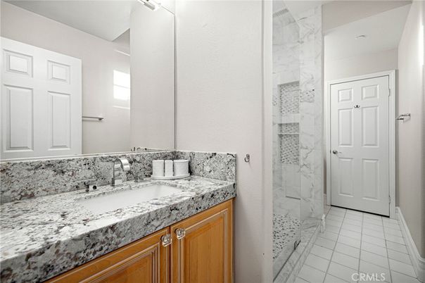 Bathroom, Glass Shower, Interior, Marble Walls