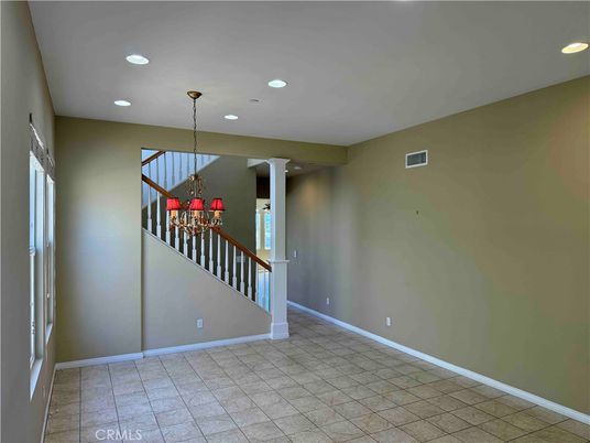 Chandelier, Empty room, Interior, Pendant Lights, Recessed Lighting