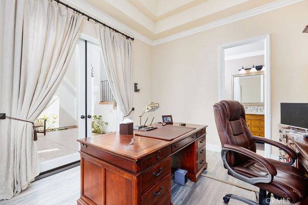 Home Office, Interior, Wood Texture Flooring