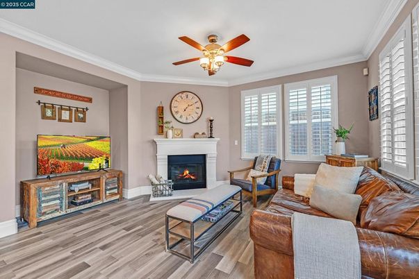 Fireplace, Interior, Living room, Wood Texture Flooring