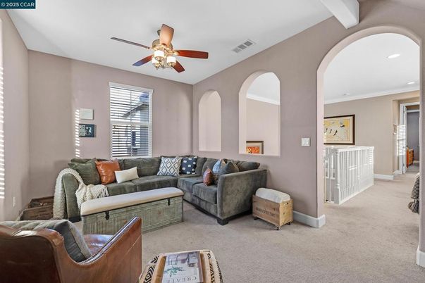 Interior, Living room, Recessed Lighting
