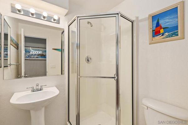 Bathroom, Glass Shower, Interior