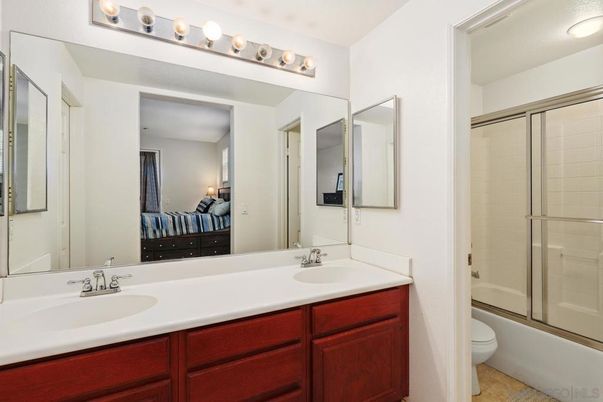 Bathroom, Dual Sink Vanities, Glass Shower, Interior