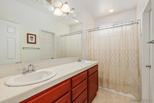 Bathroom, Dual Sink Vanities, Interior, Tile Countertops