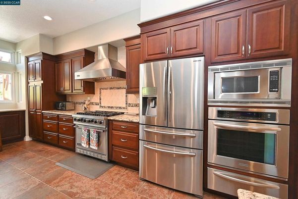 Interior, Kitchen, Recessed Lighting, Stainless Steel Appliances