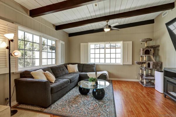 Fireplace, Interior, Living room, Wooden Beams, Wood Texture Flooring