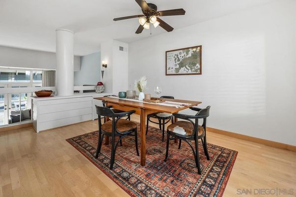 Dining room, Interior, Wood Texture Flooring