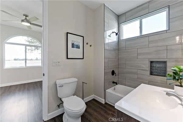 Bathroom, Interior, Wood Texture Flooring