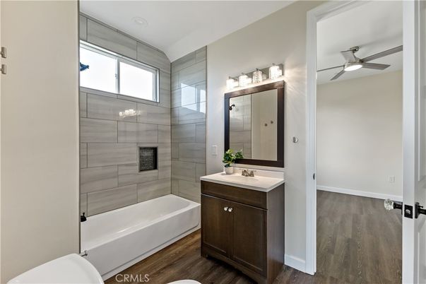 Bathroom, Interior, Wood Texture Flooring
