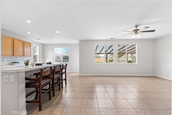 Interior, Kitchen, Recessed Lighting, Tile Countertops