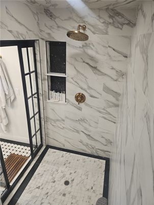 Bathroom, Interior, Marble Walls
