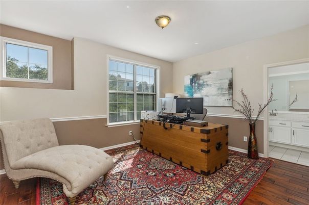 Home Office, Interior, Wood Texture Flooring