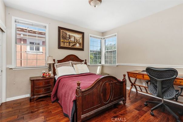 Bedroom, Home Office, Interior, Wood Texture Flooring