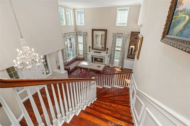 Chandelier, Fireplace, Interior, Living room, Wood Texture Flooring