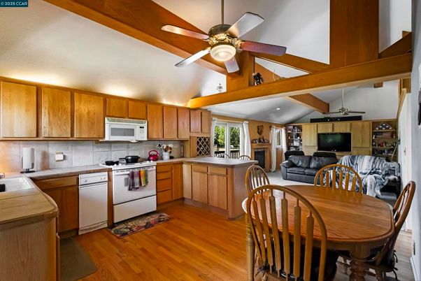 Dining room, Interior, Kitchen, Wood Texture Flooring