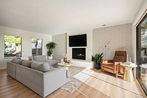 Fireplace, Interior, Living room, Wood Texture Flooring