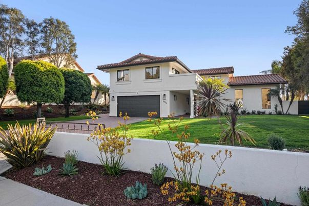 Attached, Backyard, Exterior, Facade, Mediterranean
