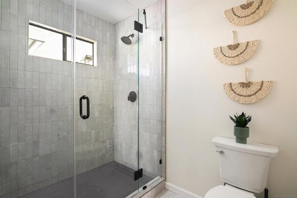 Bathroom, Glass Shower, Interior