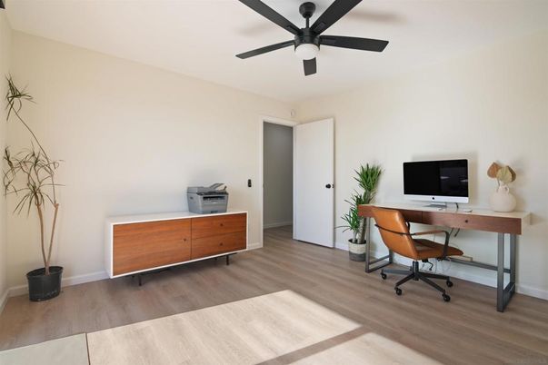 Home Office, Interior, Wood Texture Flooring