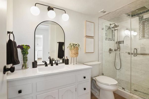 Bathroom, Glass Shower, Interior