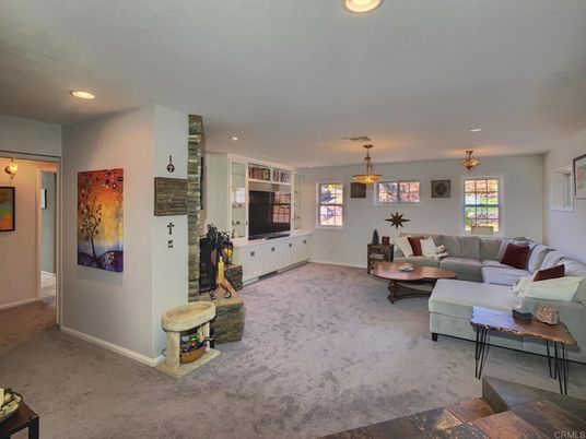 Interior, Living room, Recessed Lighting