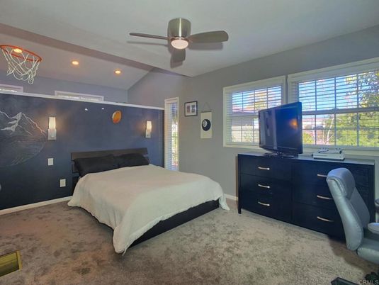Bedroom, Interior, Recessed Lighting