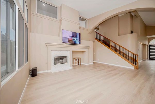 Fireplace, Interior, Wood Texture Flooring