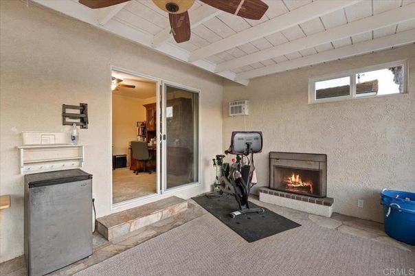 Fireplace, Fitness Equipment, Interior