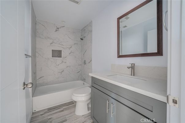 Bathroom, Interior, Marble, Marble Walls, Wood Texture Flooring
