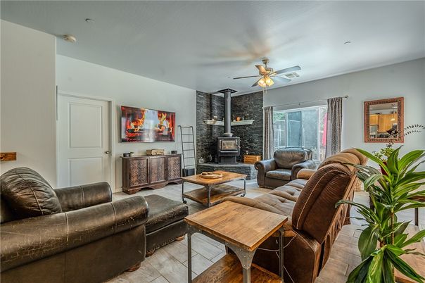 Fireplace, Interior, Living room, Stone Walls