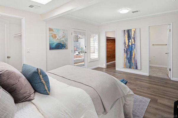 Bedroom, Interior, Wood Texture Flooring