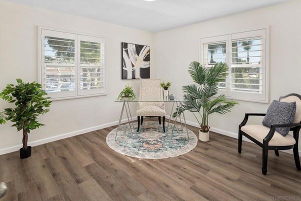 Home Office, Interior, Wood Texture Flooring