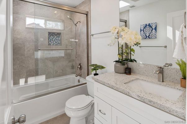 Bathroom, Glass Shower, Interior