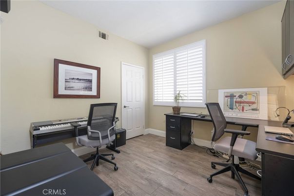 Home Office, Interior, Wood Texture Flooring