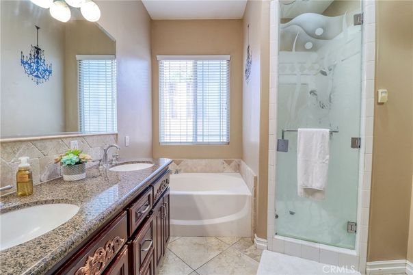 Bathroom, Dual Sink Vanities, Glass Shower, Interior