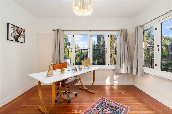 Home Office, Interior, Wood Texture Flooring