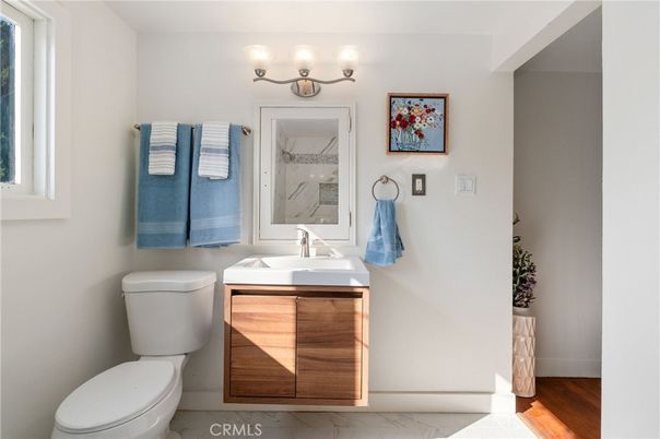 Bathroom, Interior, Marble, Wood Texture Flooring