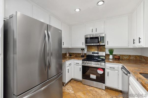 Interior, Kitchen, Recessed Lighting, Stainless Steel Appliances
