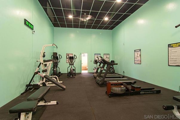 Fitness Equipment, Interior, Recessed Lighting
