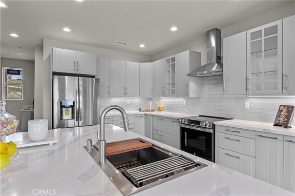 Interior, Kitchen, Recessed Lighting, Stainless Steel Appliances